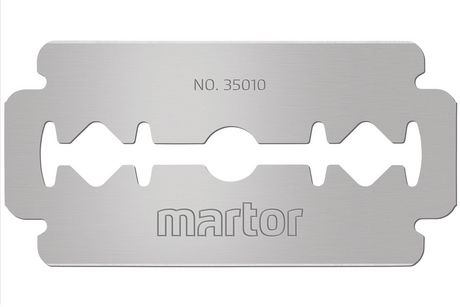 Industrial blade, gillette slotted